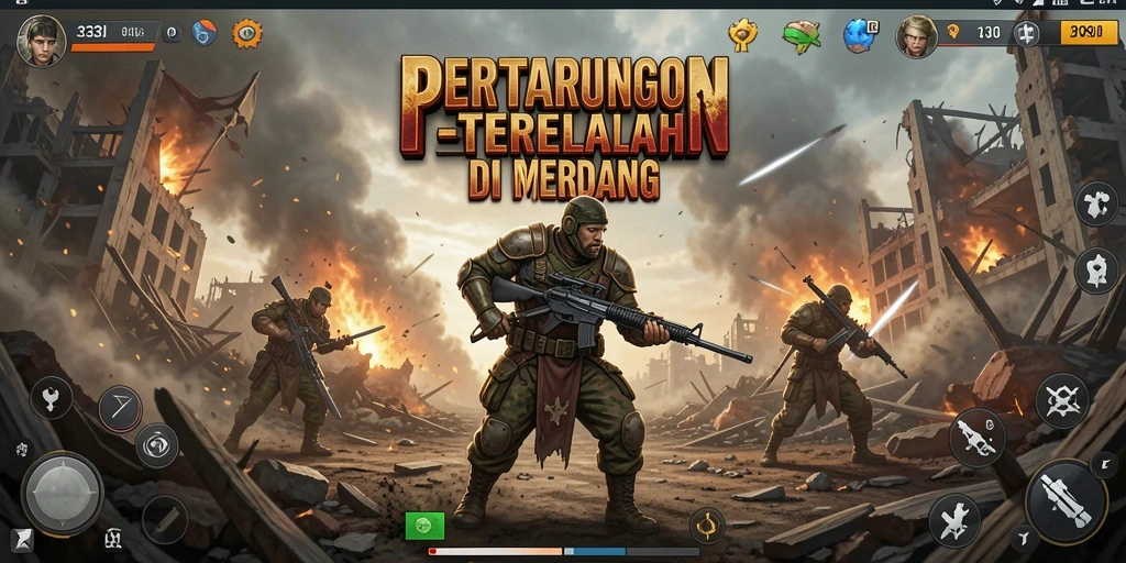 Gameplay mendebarkan di medan perang 333I.