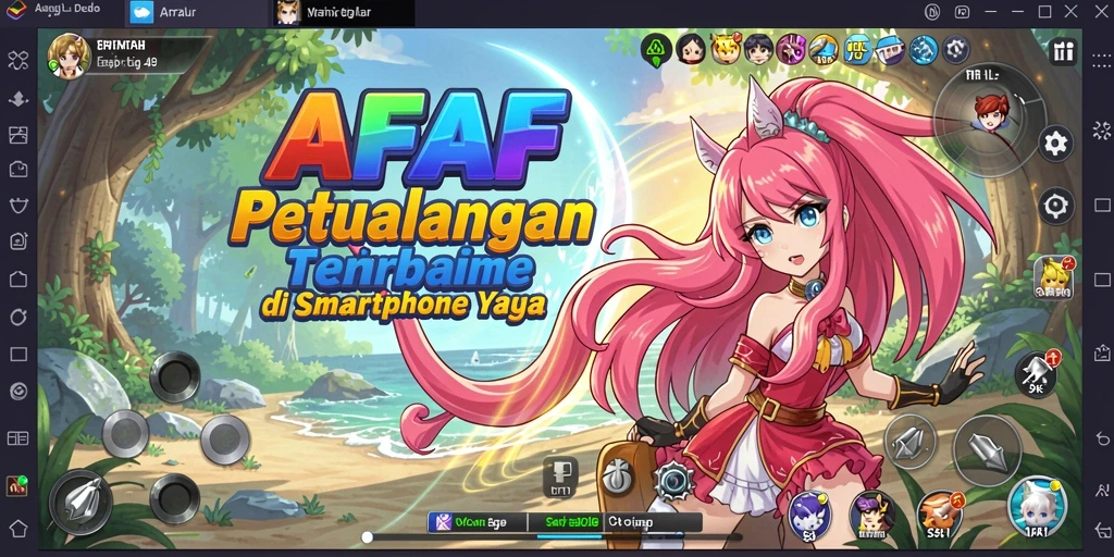 Gameplay AFAF yang menarik dengan karakter Anime ikonik.
