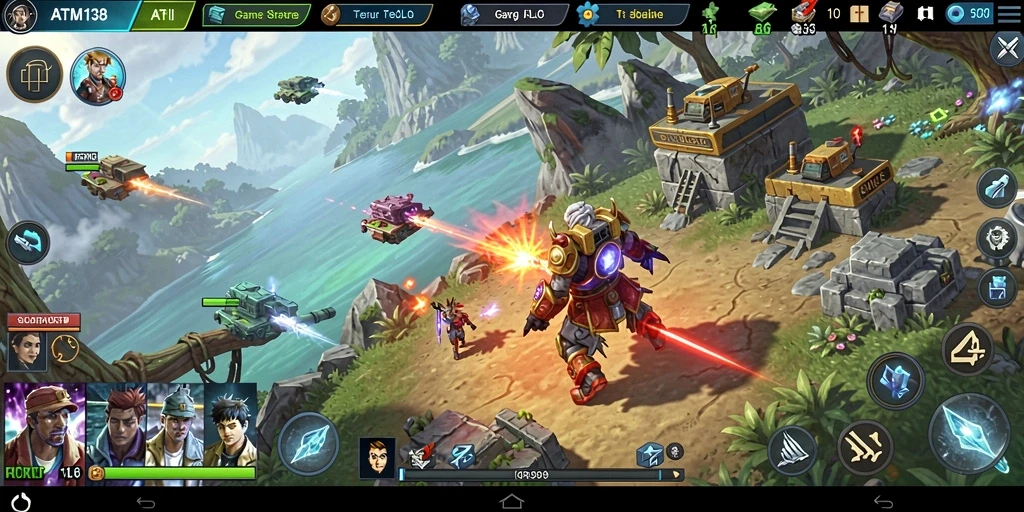 Gameplay menarik dan strategis dari ATM138.