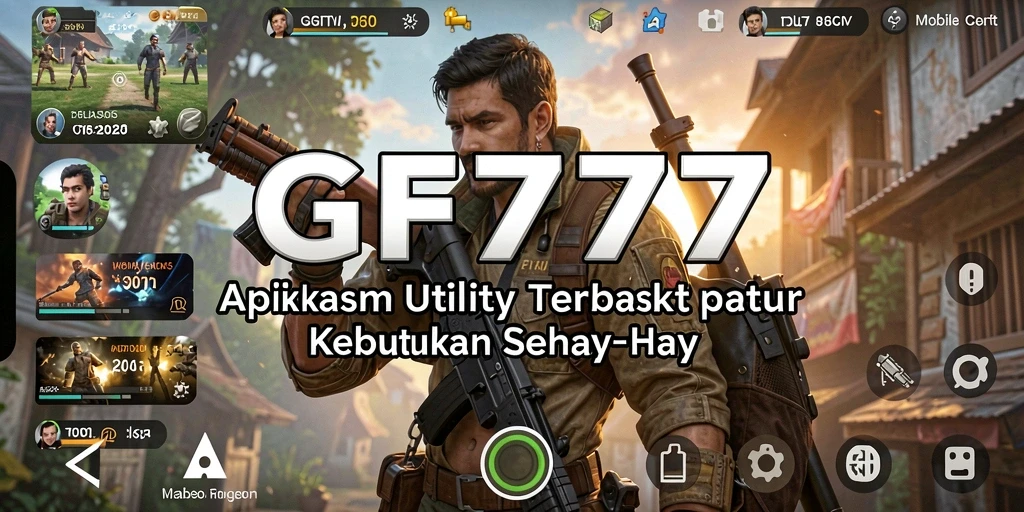 Tampilan utama GF777 dengan fitur-fitur Utility yang menarik.