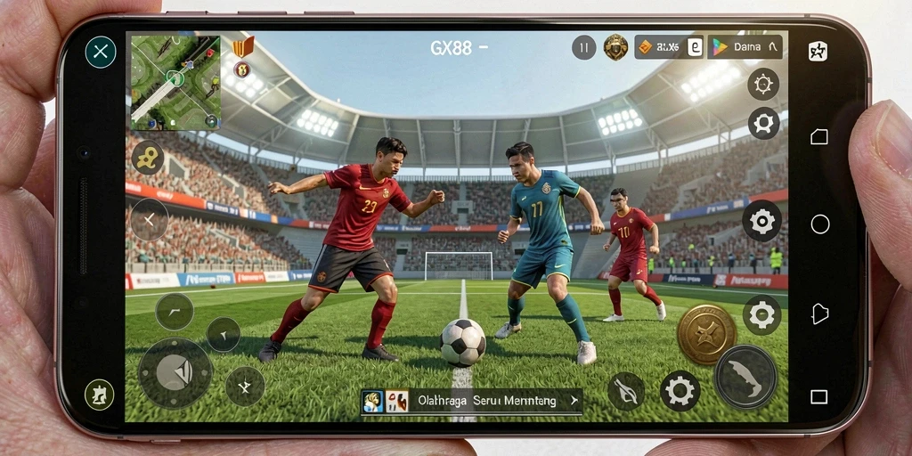 Tampilan gameplay GX88 yang seru dan menantang di lapangan.