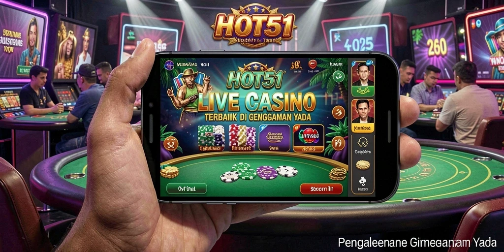 Gameplay Live Casino HOT51 yang menarik dan interaktif.