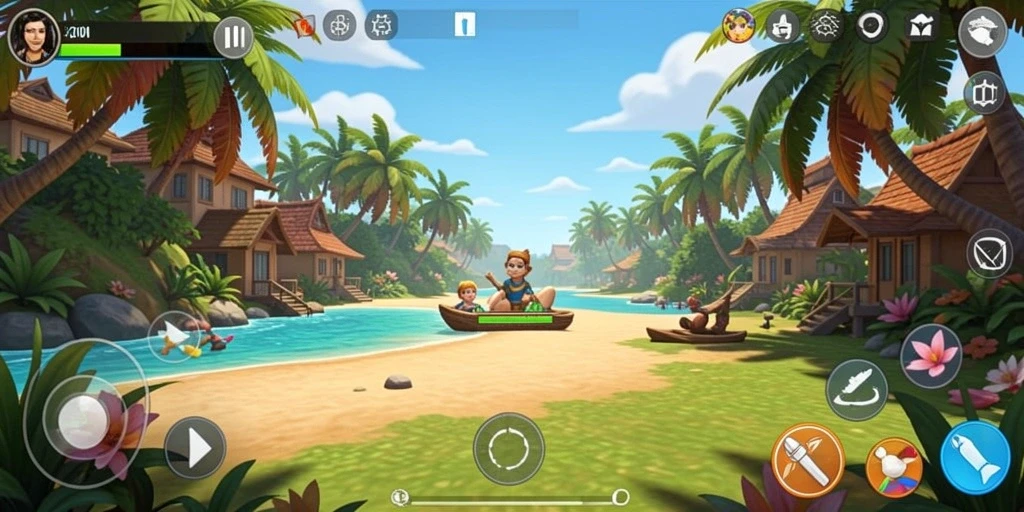 Tampilan gameplay menarik dari J200M yang menghibur.
