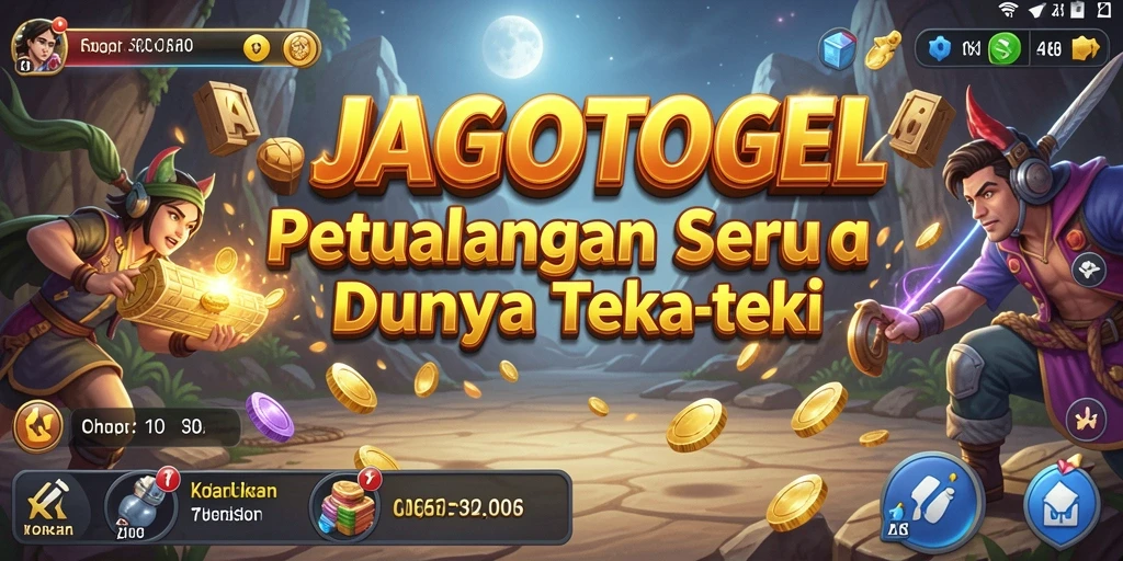 Tampilan gameplay JAGOTOGEL yang menarik dalam suasana petualangan.