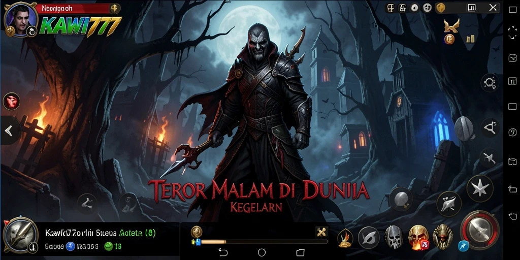 Gameplay menakutkan dalam KAWI777 yang penuh teror.