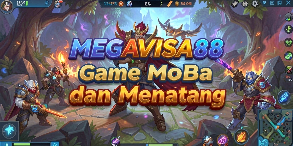 Screenshot gameplay MEGAVISA88 dengan aksi seru para karakter.