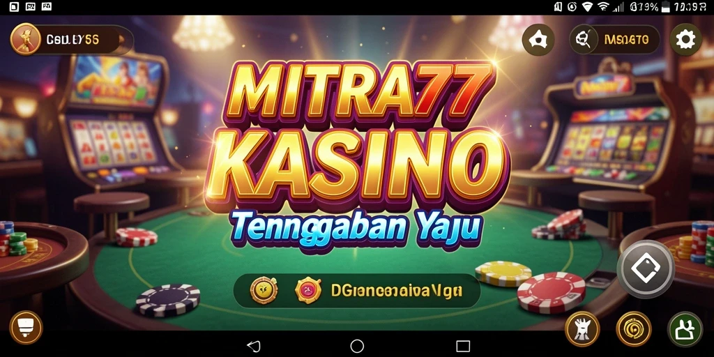 Tampilan gameplay Kasino MITRA77 dengan banyak pilihan permainan.