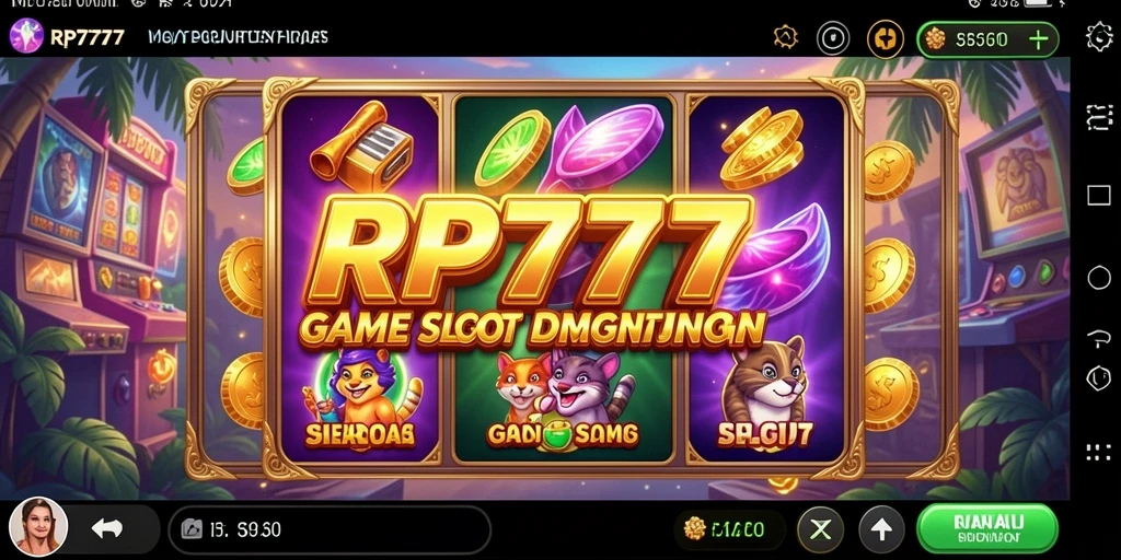 Tampilan gameplay menarik dari RP777 yang memikat pemain.