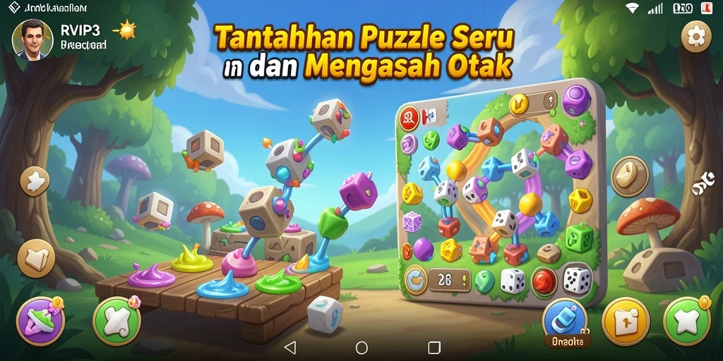 Tangkapan layar RVIP3 menampilkan tantangan puzzle yang menarik.