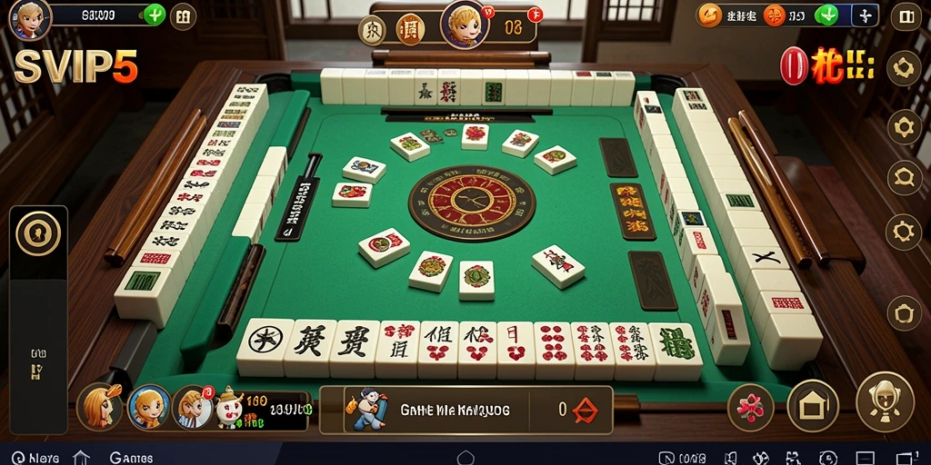 Gameplay menarik SVIP5 dengan berbagai level Mahjong yang menantang.