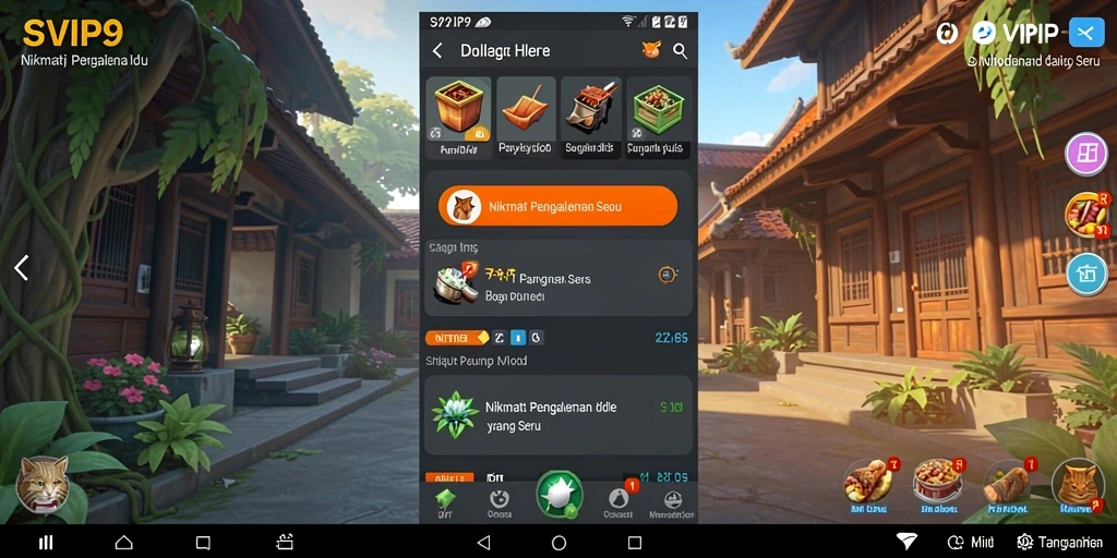 Tampilan gameplay SVIP9 yang seru dalam mode Idle.
