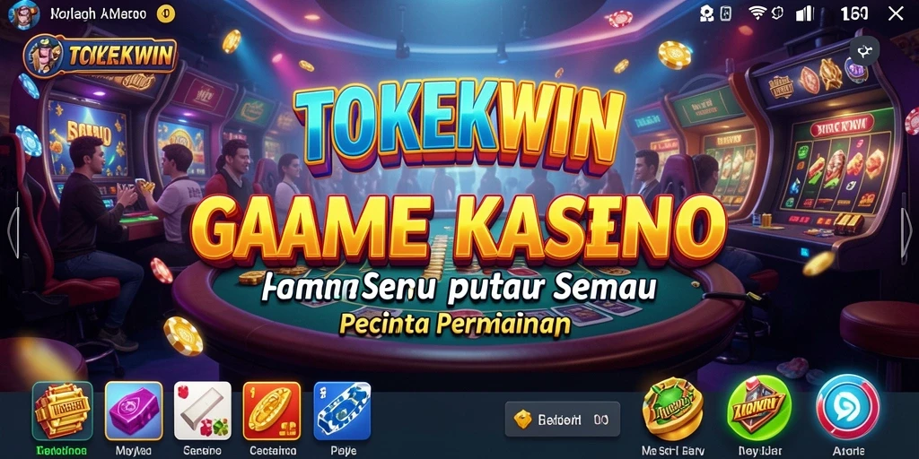 Screenshot game TOKEKWIN menampilkan aksi permainan kasino yang mendebarkan.