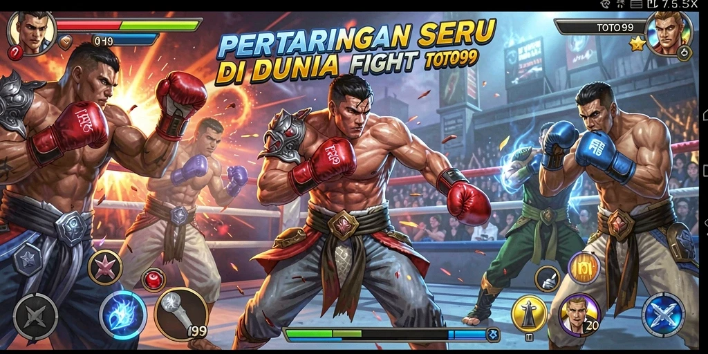 Gameplay pertarungan TOTO99 yang seru dan mendebarkan.