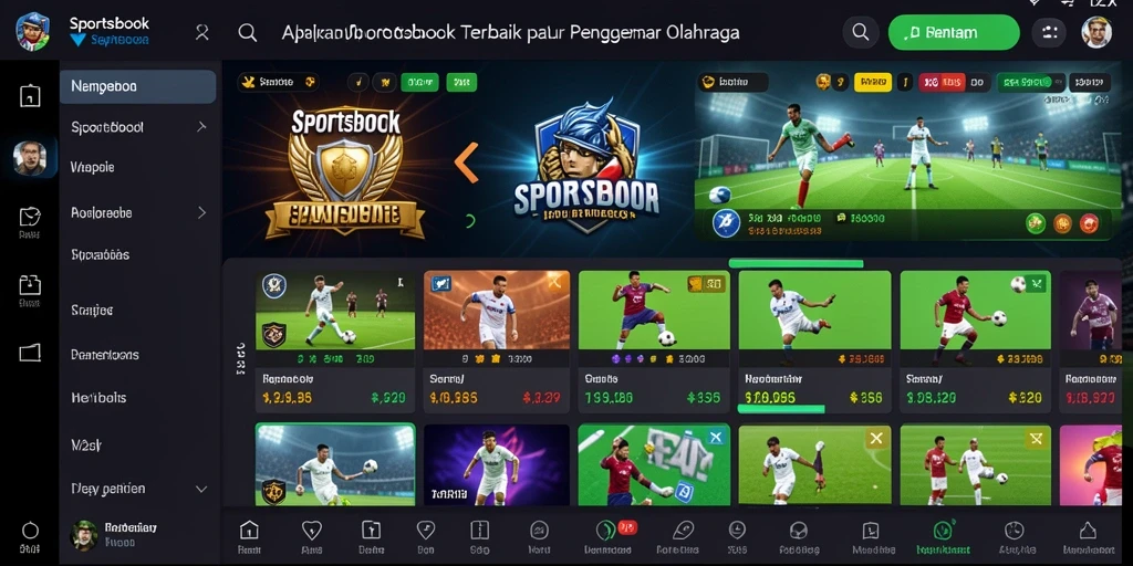 Tampilan gameplay V21 yang menarik dan informatif untuk taruhan olahraga.