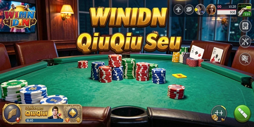 Tampilan gameplay QiuQiu yang menarik dan interaktif.