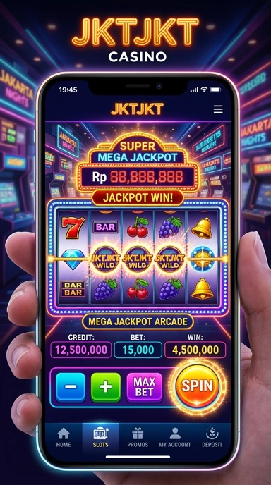 Tangkapan layar menunjukkan antarmuka jktjkt yang intuitif.